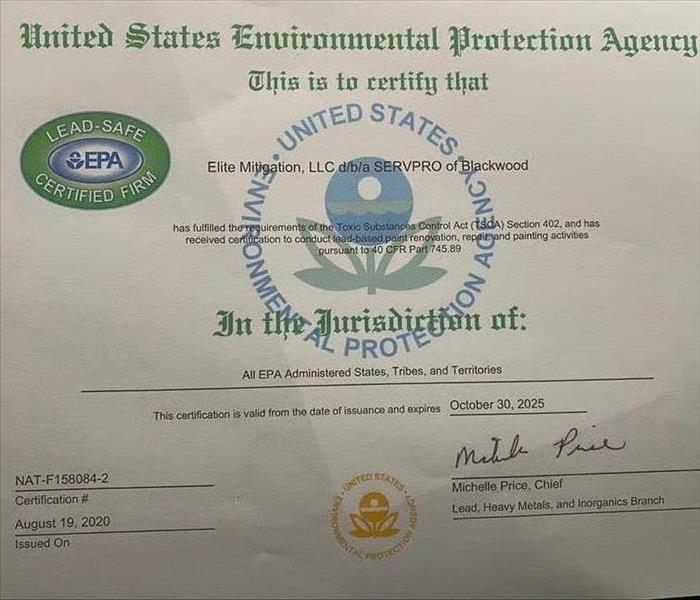 We are an EPA Lead Safe Certified Firm, #NAT-F158084-2